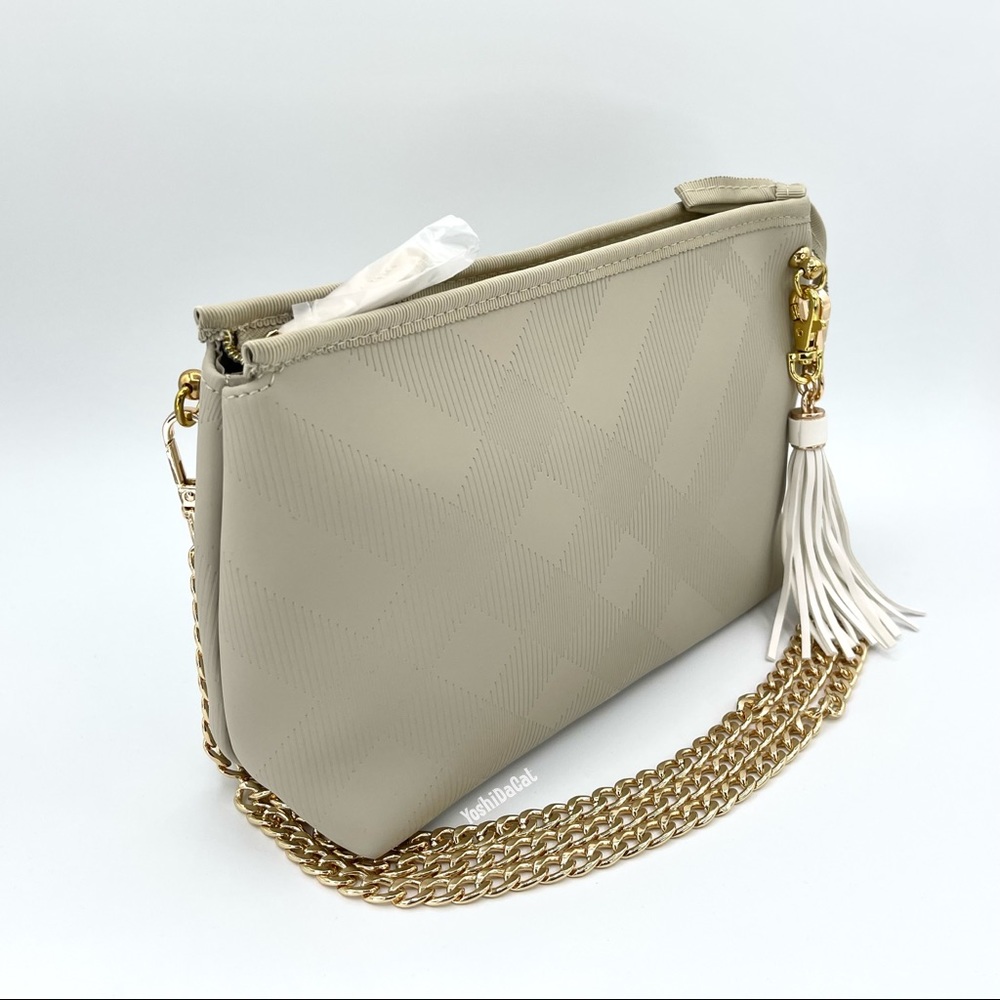 🆕 Burberry Beauty Cosmetic Pouch to Crossbody Bag Purse, New Handbag - Picture 3 of 10